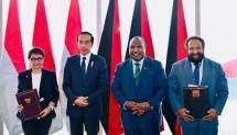 Presiden Jokowi Hadiri Forum Bisnis Pertama Indonesia-Papua Nugini