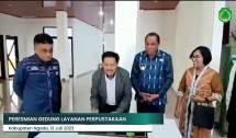 Peresmian Gedung Layanan Perpustakaan Umum Kabupaten Ngada, NTT.