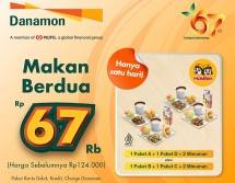 HUT ke-67 Danamon, makan berdua di Hokben cuma Rp67.000