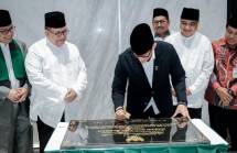 Menparekraf Sandiaga Salahuddin Uno saat Meresmikan Masjid Rihlatul Jannah di Jakarta, Senin (17/7/2023).
