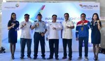 Peresmian pembukaan rute baru Pelita Air ke Pontianak.