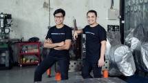 Co-Founder & Chief Technology Officer MAKA Motors Arief Fadillah dan Founder & Chief Executive Officer MAKA Motors Raditya Wibowo