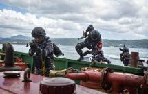 Hadapi Aksi Pelanggaran Kedaulatan dan Hukum di Laut Maluku, Lantamal IX Gelar Latihan VBSS