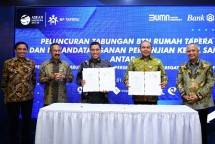 PT Bank Tabungan Negara (Persero) Tbk berkolaborasi dengan Badan Pengelolaan Tabungan Perumahan Rakyat (BP Tapera) meluncurkan produk Tabungan BTN Rumah Tapera.