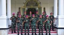 Dankormar Terima Laporan Korps Dua Perwira Tinggi Korps Marinir 