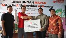 Seremoni secara simbolis peluncuran program MAPAN dari Ajinomoto di Sunter, Jakarta Utara.