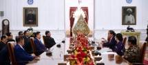 Presiden Jokowi Terima Kunjungan Kehormatan Ketua Parlemen Thailand, Malaysia, dan Laos