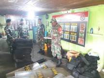 Menjelang Purna Tugas, Satgas Yonarmed 1 Terima Kunjungan Tim Verifikasi Kolakops 151/BNY