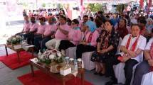 Pencanangan Nasional Imunisasi HPV yang dilaksanakan di SD Negeri 8 Tondano, Kabupaten Minahasa, Sulawesi Utara (9/8/2023).