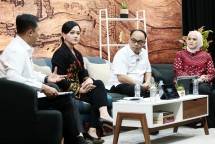 Forum Merdeka Barat 9 yang mengangkat tema &lsquo;Melawan Kejahatan Keuangan Berbasis Digital&rsquo;, Senin (21/8).
