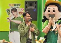 Andika Indra Pratama - Marketing Communication Manager Subway Indonesia saat peluncuran kampanye 'Eat Fresh, Feel Good'.