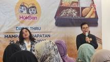 GM Marketing HokBen Francisca Lucky dan Direktur Operasional HokBen Sugiri Willim