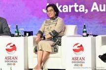 Menkeu, Sri Mulyani Indrawati, mengungkapkan sejumlah tantangan sekaligus solusi dalam mengatasi isu kesenjangan pembangunan infrastruktur. Foto: Kemenkeu 