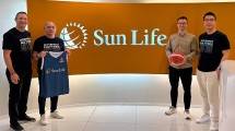 Paul Joliat, VP Global Partnerships & Marketing Planning Sun Life; Kaiser Simanungkalit, VP Branding, Communications & Client Experience Sun Life Indonesia; Fred Turner, Executive Director Beyond Sport; and Kah Jing Lee, Chief Client Officer Sun Life Indonesia