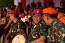 Dankormar Mayor Jenderal TNI (Mar) Nur Alamsyah Hadiri Apel Gelar Pasukan Pengamanan KTT ke 43 ASEAN