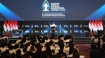 Presiden Jokowi di Rakernas HIPMI 2023