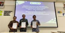 Penandatanganan kerjasama Danone AQUA dan Pemerintah Kota Bandung dalam merevitalisasi area kuliner RSUP Hasan Sadikin.