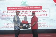 Tebar Kebaikan! SAMF Serahkan Bantuan CSR Mobil Operasional