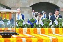 Presiden Jokowi Beri Penghormatan di Mahatma Gandhi Samadhi
