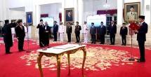 Presiden Jokowi Lantik Kepala Bakamla dan Kepala Barantin
