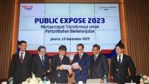 Jajaran pengurus MSIG Life usai public expose