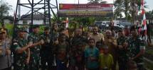 Dandim 1710/Mimika Dampingi Kunjungan Kerja Kaskostrad di Wilayah Timika