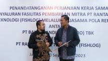 Bank Mandiri Menandatangani Kerja Sama Dengan FishLog