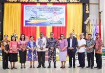 Danlantamal IX Edukasi Mahasiswa Institut Agama Kristen Negeri Ambon 