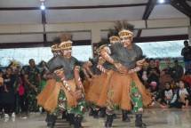 Sambut HUT Ke-78 TNI, Kodim 1710/Mimika Gelar Turnamen Tari Seka