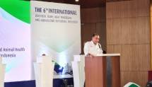 Direktur Jenderal Peternakan dan Kesehatan Hewan (Dirjen PKH) Kementan, Nasrullah saat mewakili Wakil Menteri Pertanian usai membuka pameran The 6th International Livestock, Dairy, Meat Processing and Aquaculture Exposition (ILDEX) Indonesia 2023