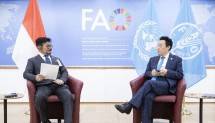 Qu Dongyu Direktur Jenderal FAO bersama Mentan SYL
