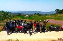 Touring warga Green Lake Cibubur ke Curug Ciherang Bogor.