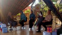 Ketua Tim Kerja Penurunan Stunting Kementerian Kesehatan Yuni Zahraini, Staf Ahli Bidang Kesehatan TP-PKK Pusat Hari Nur Cahya Murni, Ketua TP-PKK Kabupaten Pulau Taliabu Zahra Aliong Mus, dan Deputi Bidang Adpin BKKBN Sukaryo Teguh Santoso dalam diskusi bertajuk &ldquo;Nyalakan Mimpi dengan Cukup Gizi&rdquo; yang digelar di People and Place, Synthesis Huis, Cijantung, Jakarta, Rabu (27/9/2023). 