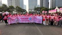 Edukasi Tentang Kanker Payudara, Charm dan YKPI Gelar Ayo SADARI Setelah Menstruasi Fun Walk