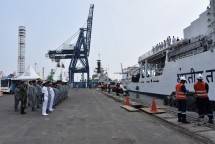 Bakamla RI Lepas Kepulangan Indian Coast Guard Ship Samudra Prahari