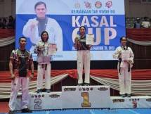 Tinta Emas Kembali Ditorehkan Prajurit Lantamal IX Pada Kejuaraan Taekwondo Kasal CUP 2023 di Jakarta