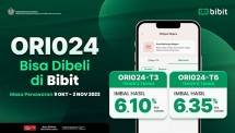 ORI024 yang ditawarkan Bibit.id dari 9 Oktober 2023 sampai 2 November 2023. (Foto: Humas Bibit.id)