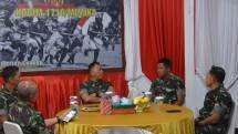 Dandim 1710/Mimika Sambut Kedatangan Danpussenif