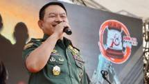 Syukuran HUT Ke- 78 Zeni Angkatan Darat, Kasad Potong Tumpeng 