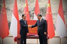 Presiden Jokowi dan Presiden Xi Jinping Bahas Kerja Sama Bilateral Indonesia-RRT Photo by: BPMI Sekretariat Presiden/Laily Rachev
