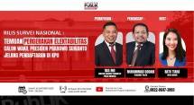 Rilis Survey Parameter Publik Indonesia : Elektabilitas yusril ihza mahendra menguat untuk Cawapres Koalisi Indonesia Maju menjelang Pendaftaran.
