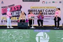 Dharma Wanita Pam Jaya Cegah Kanker Payudara di Fun Walk