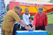 Danlantamal IX Resmikan Sekolah Sepak Bola Halong Camp dan Halong Swimming Club Lantamal IX