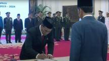 Presiden Jokowi Lantik Andi Amran Sulaiman Sebagai Menteri Pertanian