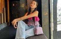 Mix and match Beby Tsabina dengan Kate Spade New York.