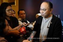 Menkominfo Budi Arie Setiadi menyatakan program pelatihan digital itu diperuntukkan bagi pemimpin-pemimpin indonesia dari sektor publik maupun privat. Hal ini ia sampaikan dalam pidato kunci Digital Creative - Leadership Forum di Jakarta Pusat, Kamis (09/11/2023). - (DRA)