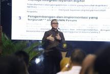 Menteri PANRB Abdullah Azwar Anas saat memberikan arahan dalam Live Demo Layanan Digital Perizinan Penyelenggaraan Event, di Kantor Kementerian PANRB, Kamis (09/11). 