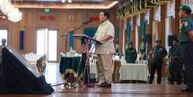 Menhan Prabowo Subianto Resmikan Ruang Makan Husein Akmil Magelang 