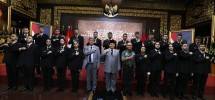 Menhan Prabowo Subianto Terima 22 Mahasiswa Palestina yang akan Kuliah dengan Beasiswa di Unhan RI