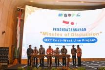 Pemerintah Indonesia dan JICA Tandatangani Risalah Pembahasan Penilaian Proyek Pembangunan MRT Koridor Timur &ndash; Barat Fase 1 Tahap 1